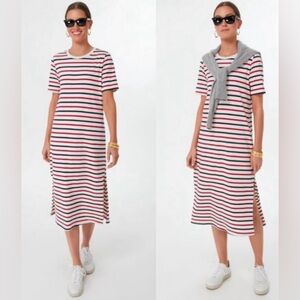 Pomander Place Striped Casual Midi Dress size XL